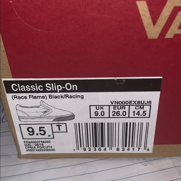 SOLD Vans flames size 9.5 toddler SOLD - Picture 6 of 8